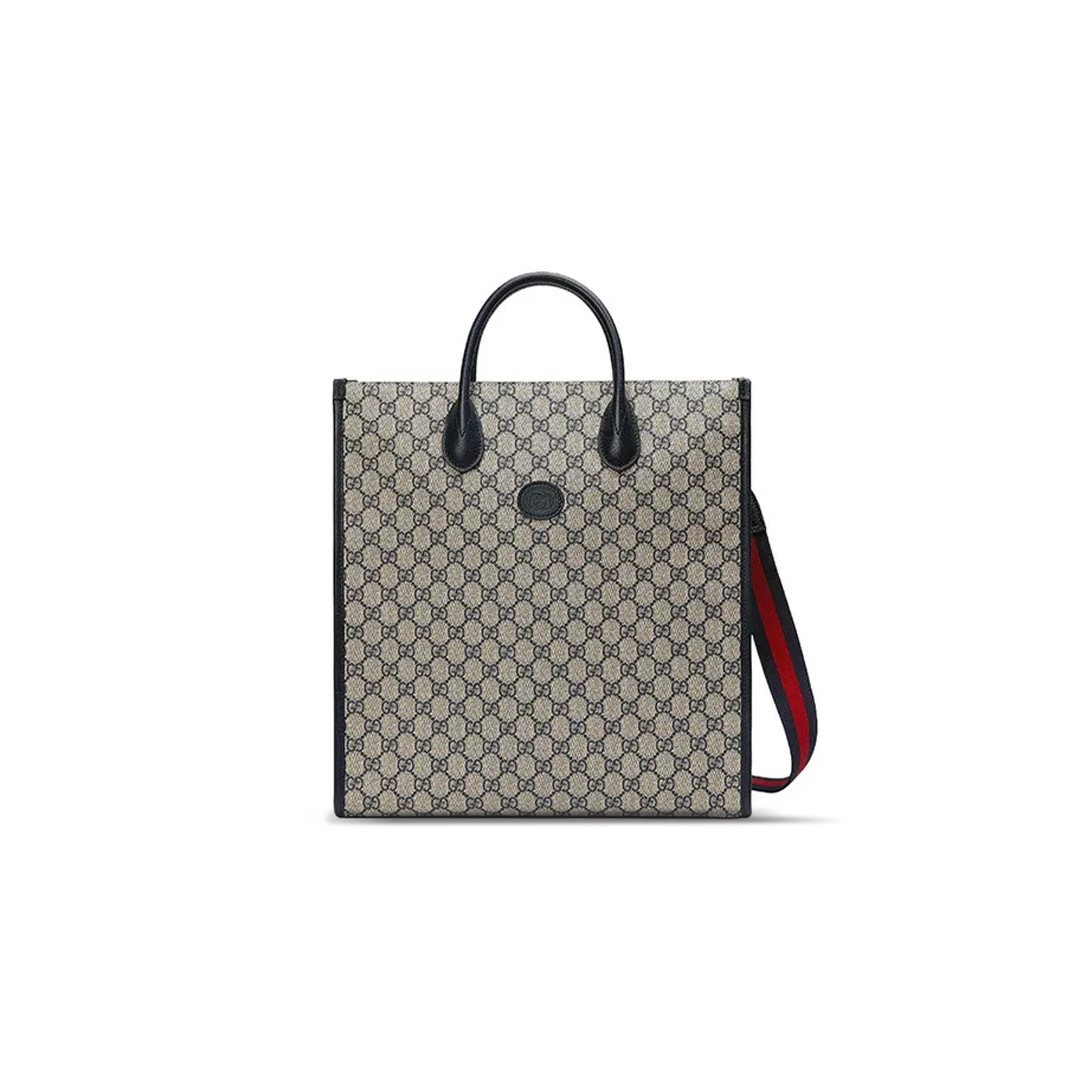 GUCCI MEDIUM TOTE BAG WITH INTERLOCKING&G 674155 (38.5*36*12cm)